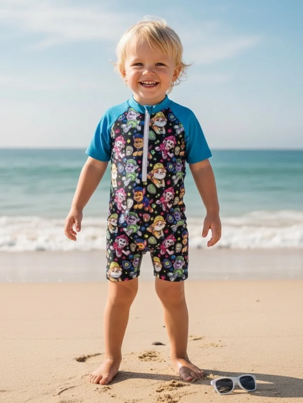New Boutique Paw Patrol‎ Kids One-Piece Shortie Shortall Swimsuit